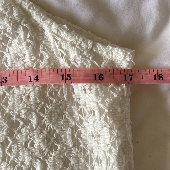 A New Day White Crochet Sleeveless White Dress XS - Picture 13 of 14